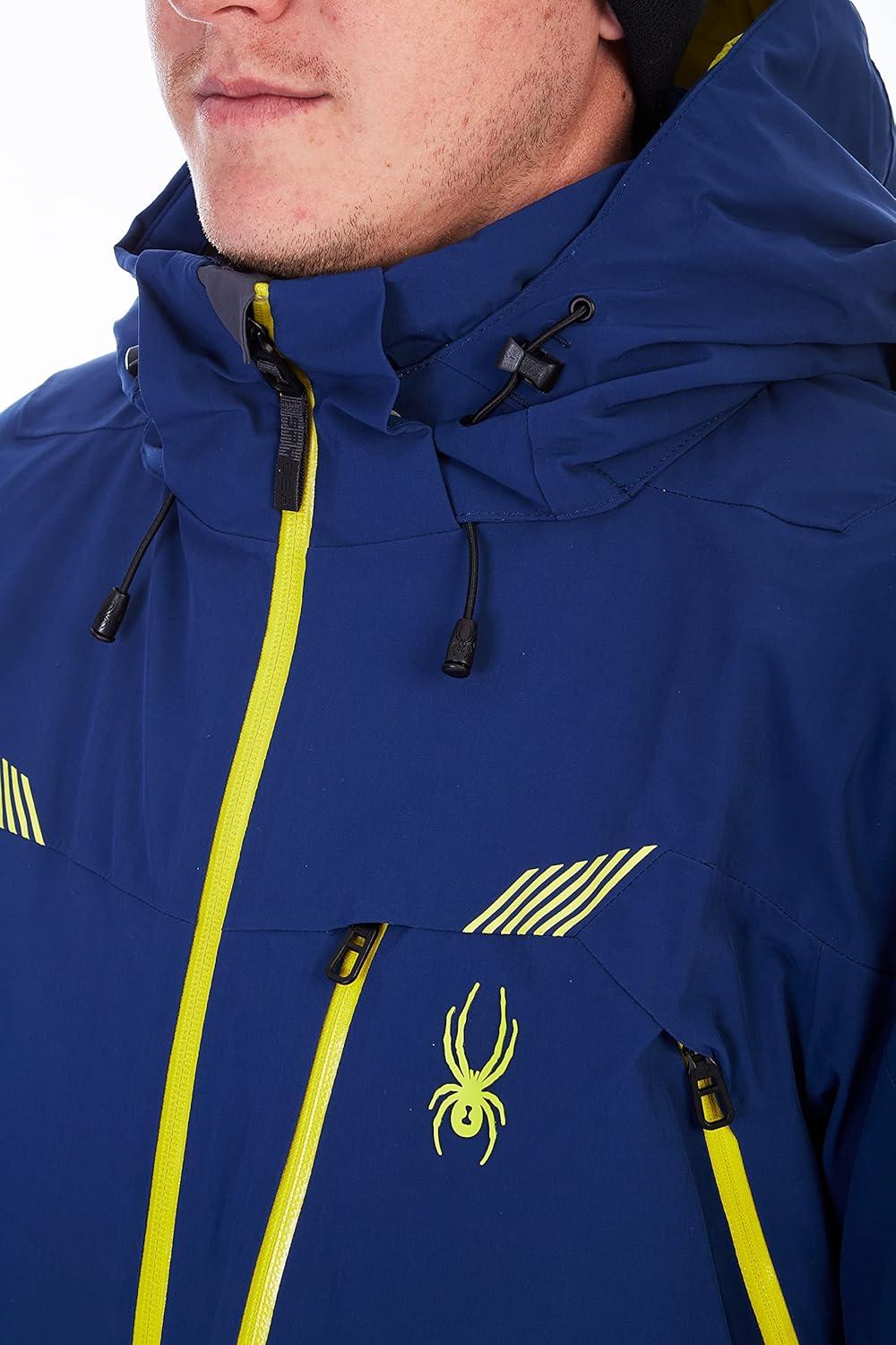 imageSpyder Mens Leader Insulated Hooded Ski Snow JacketAbyss