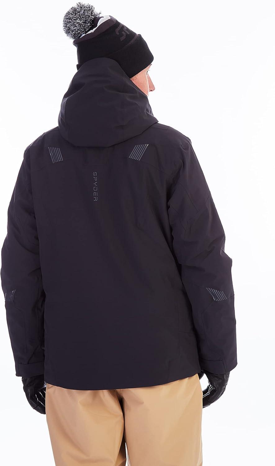 imageSpyder Mens Leader Insulated Hooded Ski Snow JacketBlack Black