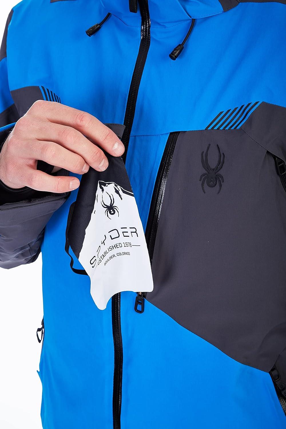 imageSpyder Mens Leader Insulated Hooded Ski Snow JacketCollegiate