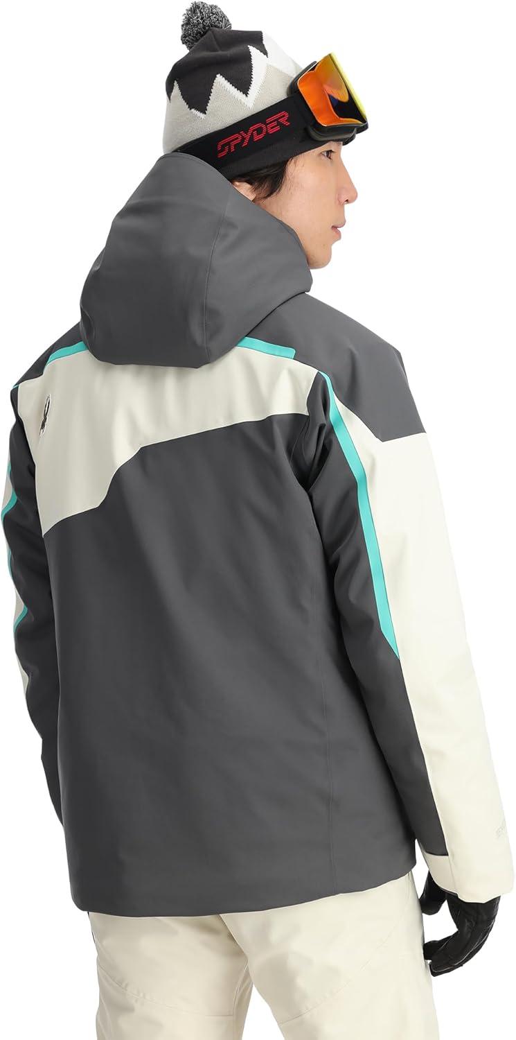 imageSpyder Mens Leader Insulated Hooded Ski Snow JacketPolar