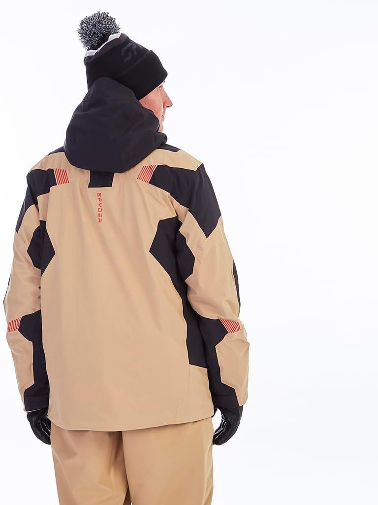 imageSpyder Mens Leader Insulated Hooded Ski Snow JacketTannin