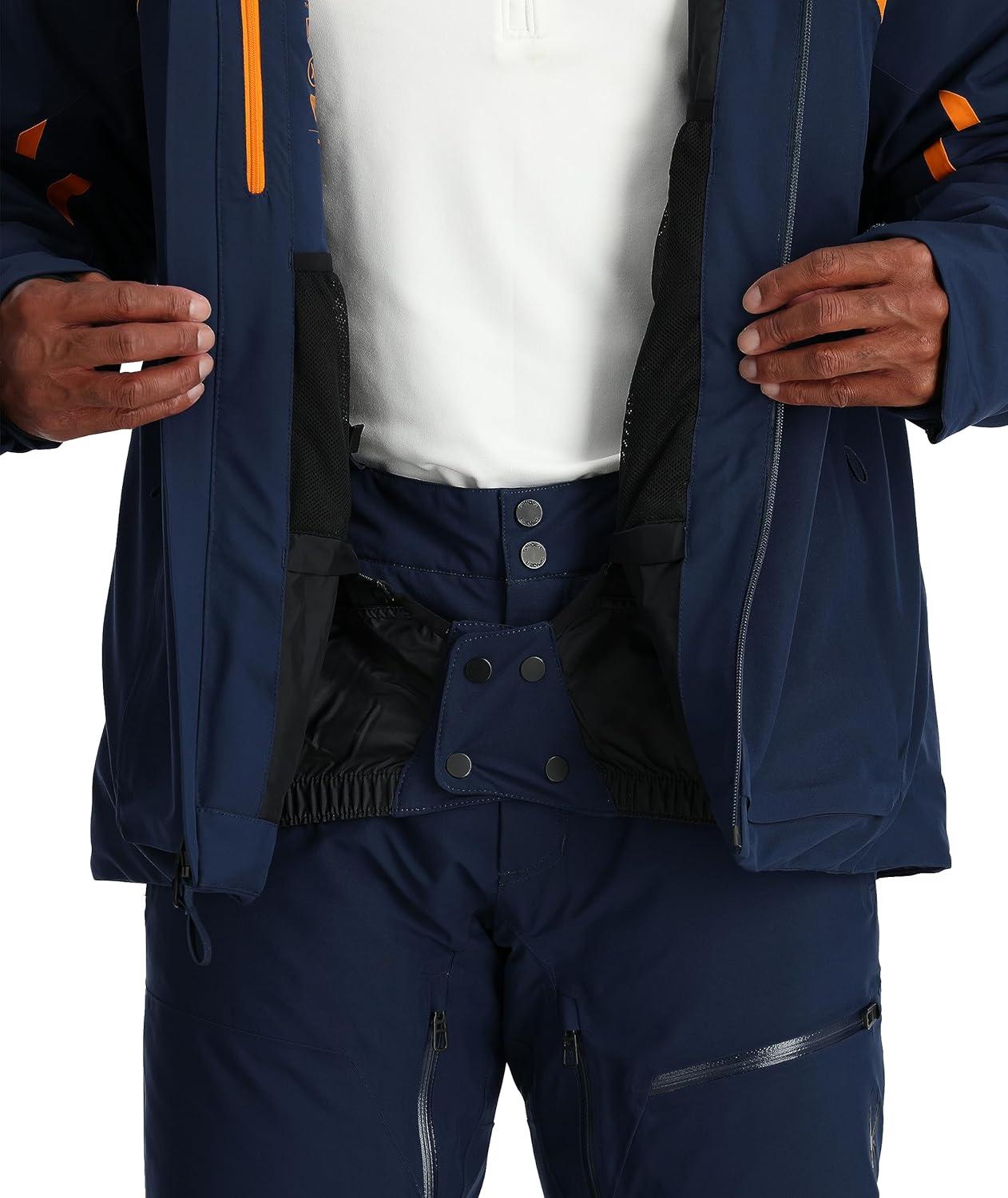 imageSpyder Mens Leader Insulated Hooded Ski Snow JacketTrue Navy
