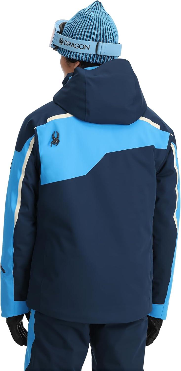 imageSpyder Mens Leader Insulated Hooded Ski Snow JacketTrue Navy