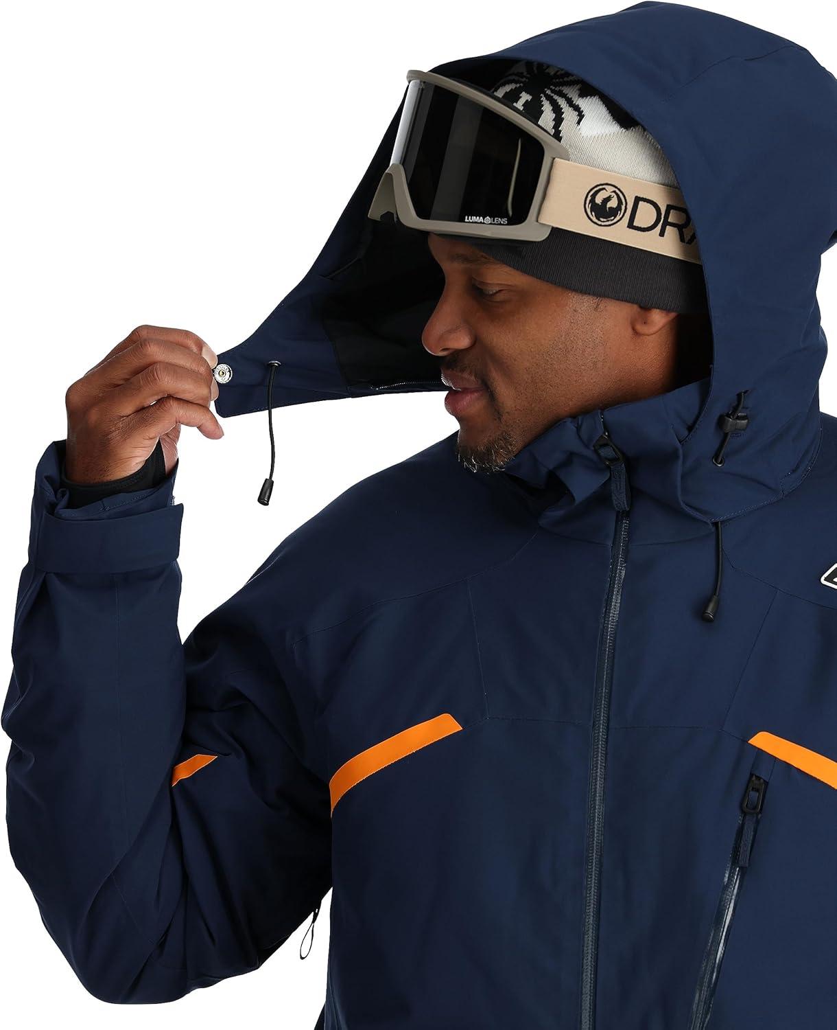 imageSpyder Mens Leader Insulated Hooded Ski Snow JacketTrue Navy