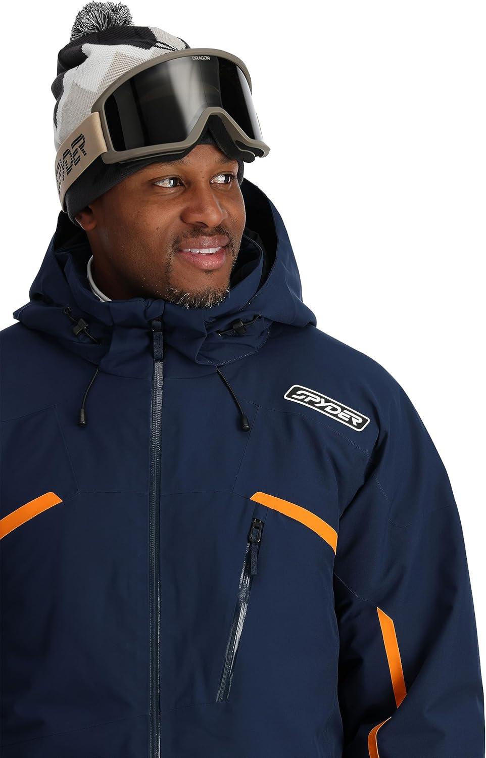 imageSpyder Mens Leader Insulated Hooded Ski Snow JacketTrue Navy