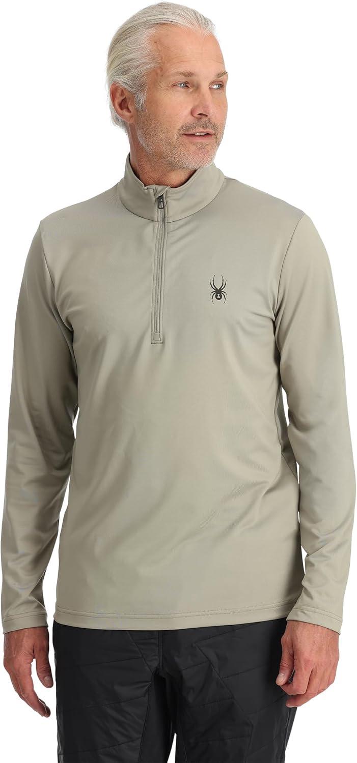 imageSpyder Mens Prospect Half Zip TneckConcrete