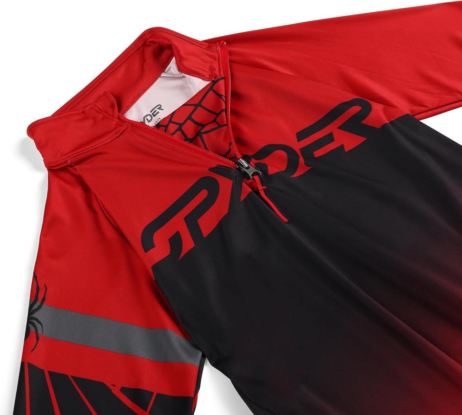 imageSpyder Toddler Boys Incline Half Zip Ski Base Layer Sweater JacketSpyder Red
