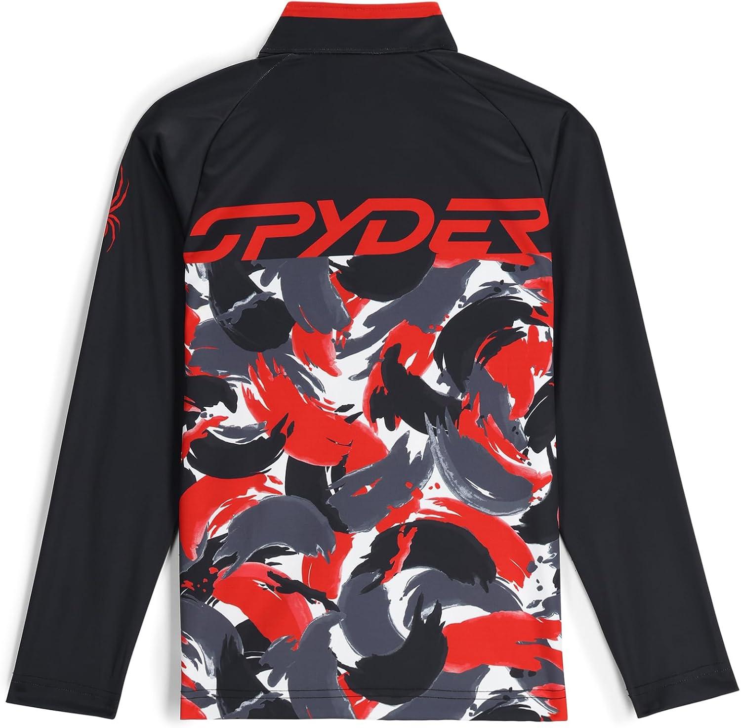 imageSpyder boys Camo Half ZipSpyder Red