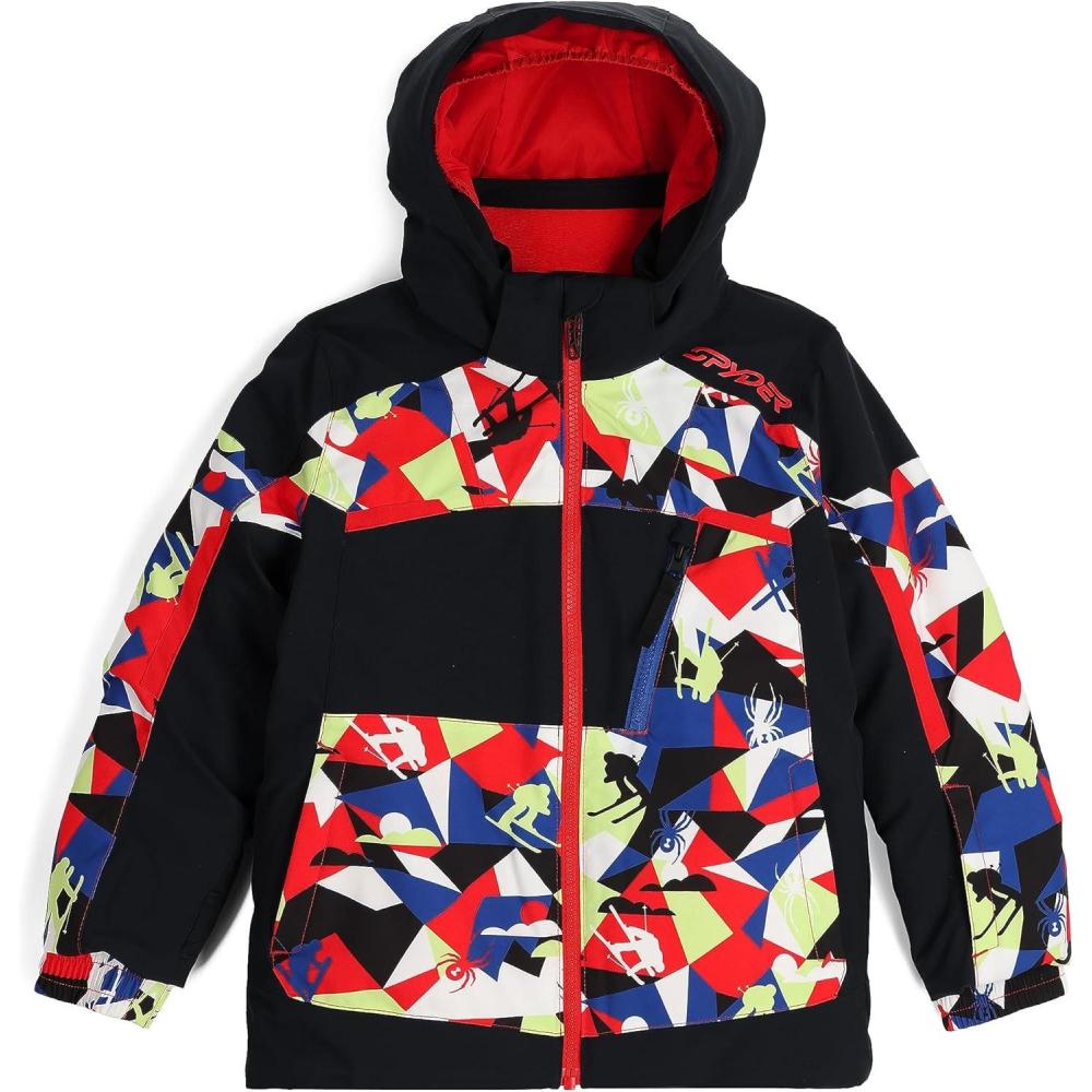 imageSpyder Boys Leader Insulated Ski JacketRed Combo