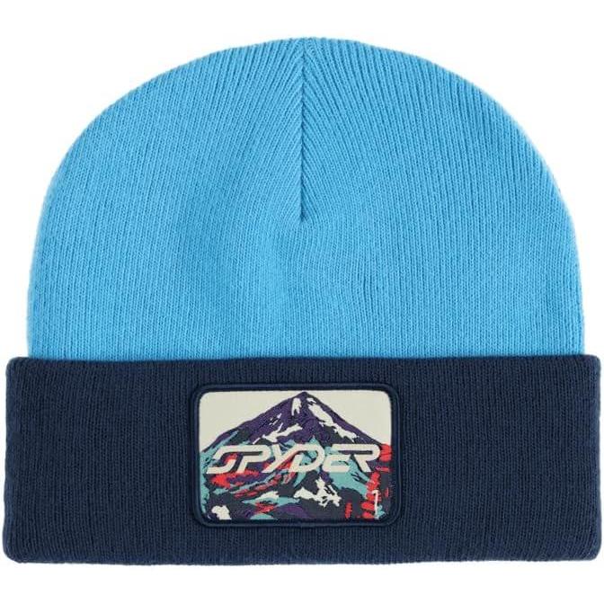 imageSpyder Boys Youth Link Rolled Ski BeanieTrue Navy