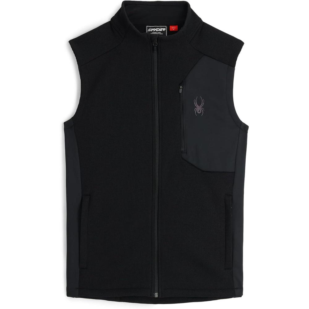 imageSpyder Mens Bandit Full Zip Fleece VestBlack