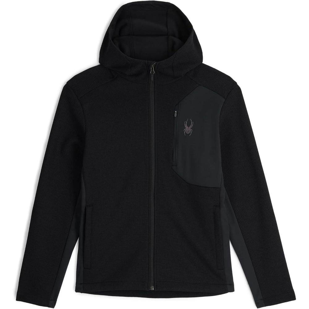 imageSpyder Mens Bandit Hooded JacketBlack