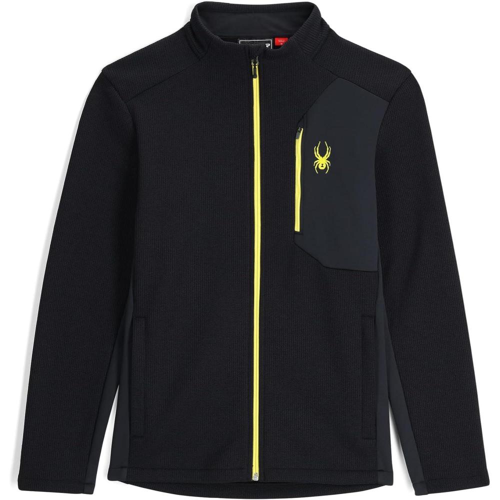 imageSpyder Mens Bandit Hybrid Full Zip Mid Layer JacketBlack 2