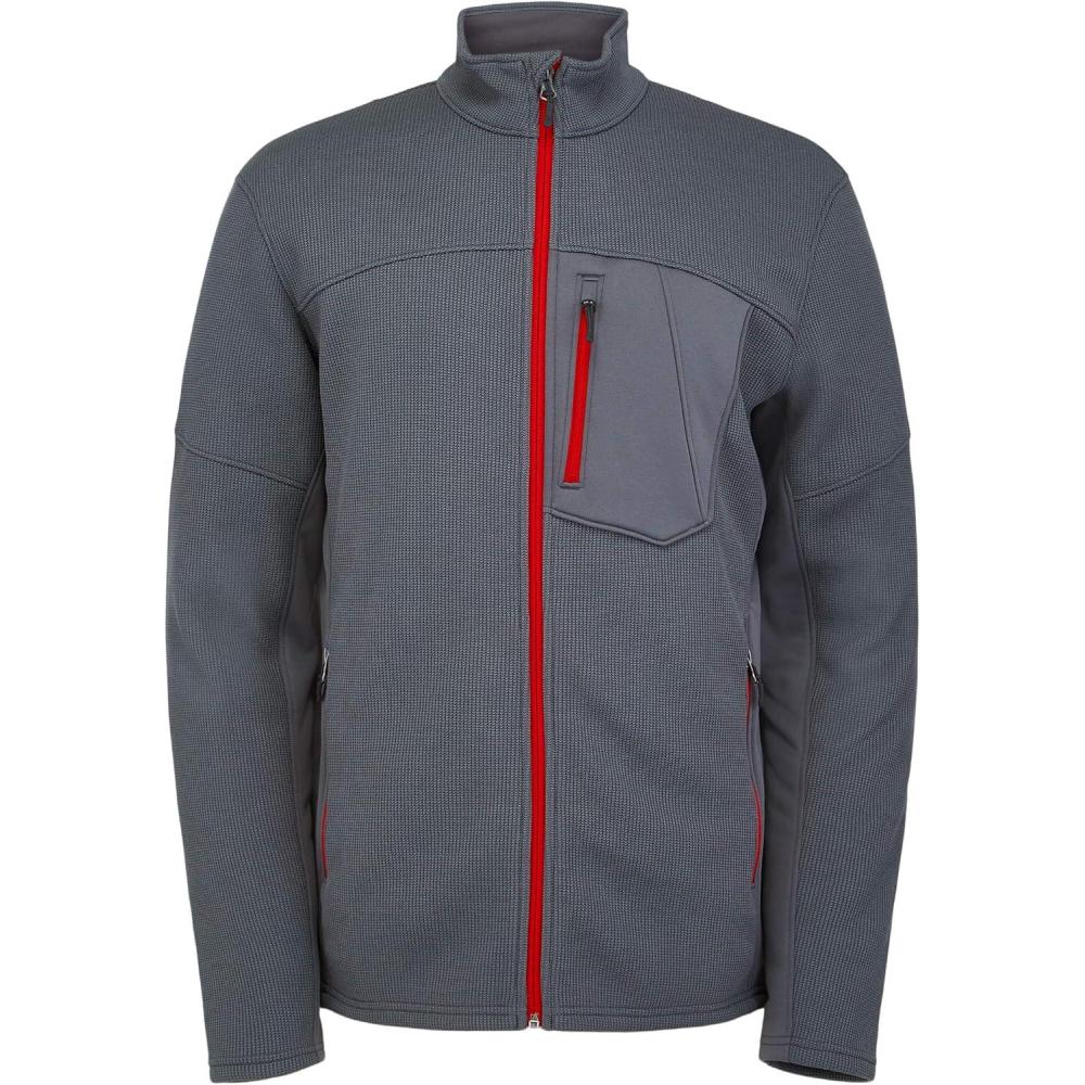 imageSpyder Mens Bandit Hybrid Full Zip Mid Layer JacketImage Grey