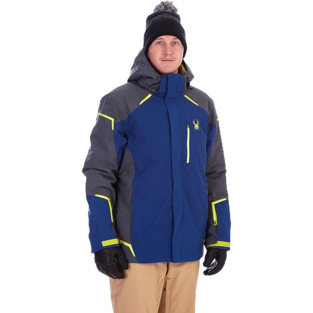 imageSpyder Mens Copper Insulated Ski Snow Hooded JacketAbyss