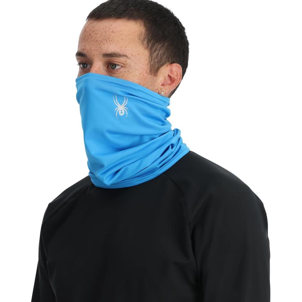 imageSpyder Mens Cruise Tube Ski Neck Gaiter Face Mask Neck WarmerAether Blue