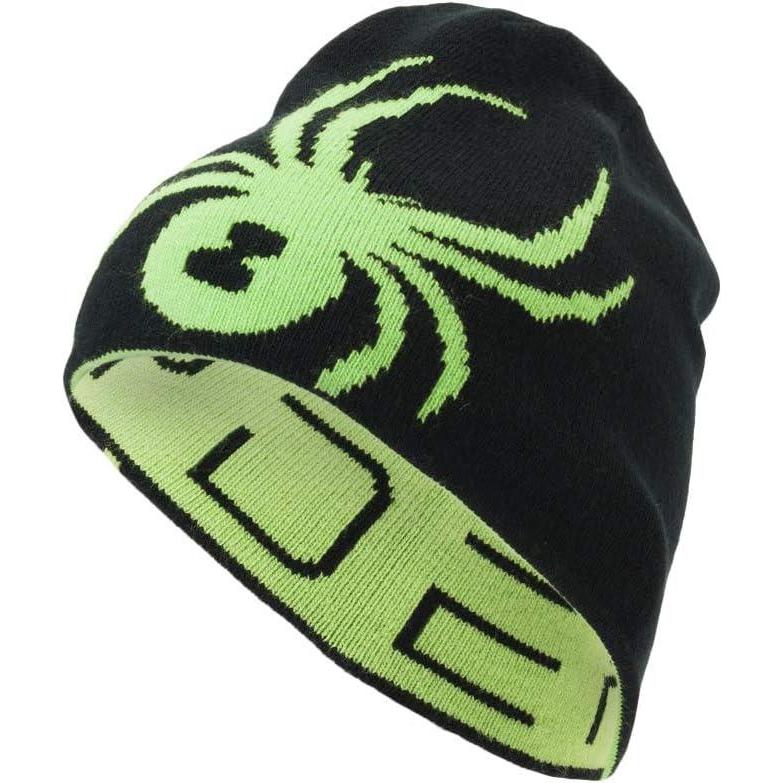 imageSpyder Mens Innsbruck Reversible Ski Winter BeanieFreshBlack
