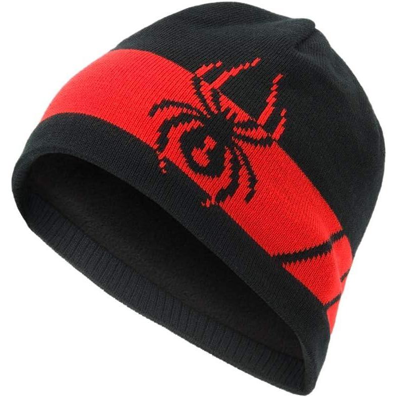 imageSpyder Mens Shelby Lined BeanieBlackVolcano