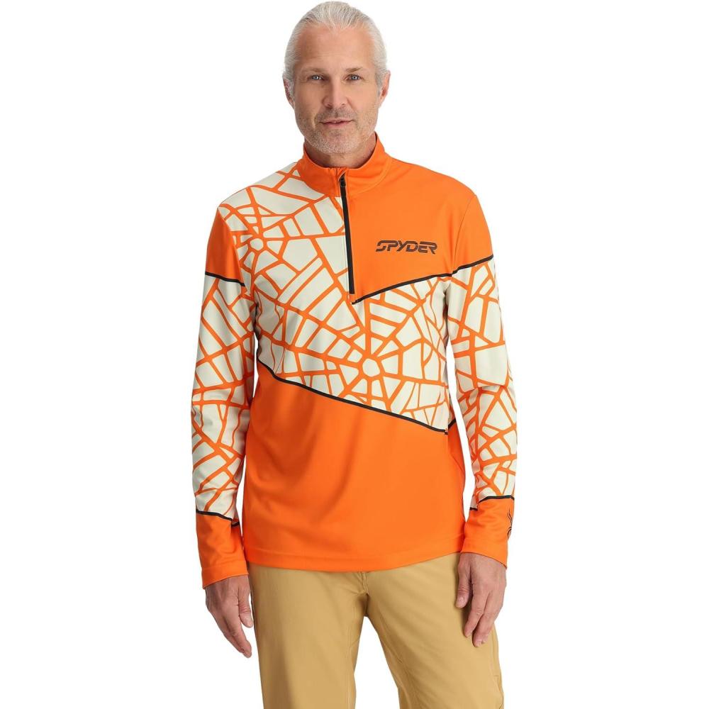 imageSpyder Mens Vital 12 ZipOrange Shock