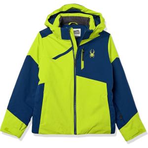 Spyder Boys Challenger Insulated Ski Jacket(Sharp Lime Abyss)