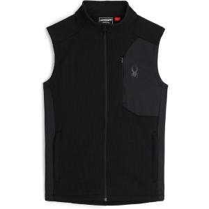 Spyder Men’s Bandit Full Zip Fleece Vest(Black)