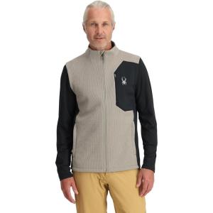 Spyder Men’s Bandit Full Zip Fleece Vest(Concrete)