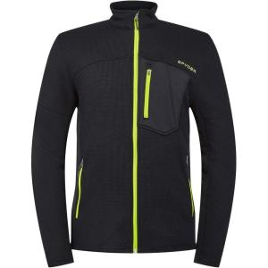 Spyder Men’s Bandit Hybrid Full Zip Mid Layer Jacket(Blk Shl)