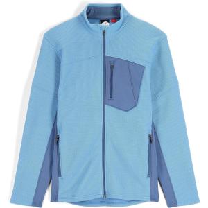Spyder Men’s Bandit Hybrid Full Zip Mid Layer Jacket(Chambray)