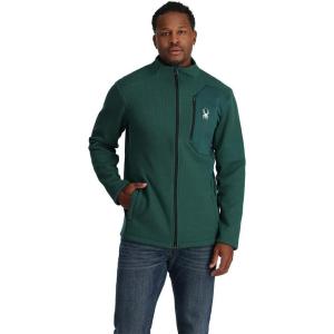Spyder Men’s Bandit Hybrid Full Zip Mid Layer Jacket(Cypress Green)