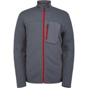 Spyder Men’s Bandit Hybrid Full Zip Mid Layer Jacket(Image Grey)
