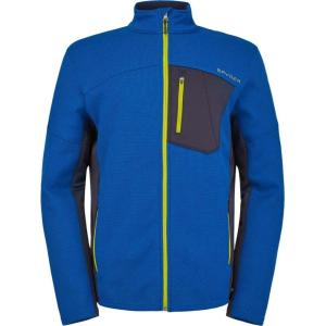 Spyder Men’s Bandit Hybrid Full Zip Mid Layer Jacket(Old Glory Ebony)