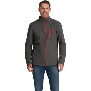 Spyder Men’s Bandit Hybrid Full Zip Mid Layer Jacket(Polar)