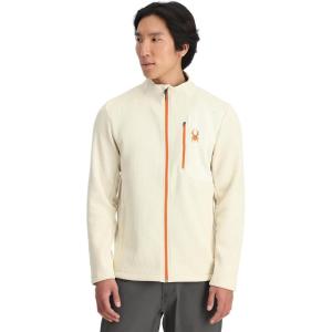 Spyder Men’s Bandit Hybrid Full Zip Mid Layer Jacket(Vanilla Latte)