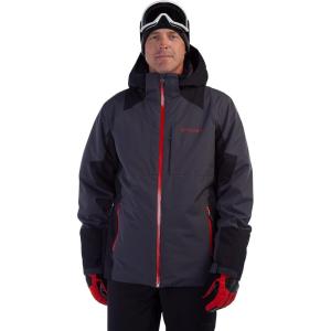 Spyder Men’s Contact Insulated Ski Snow Hooded Snow Jacket(Ebony)
