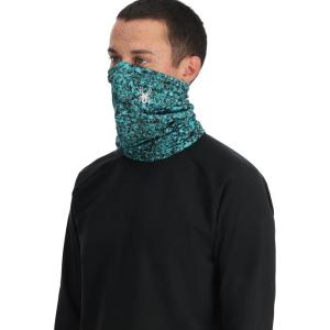 Spyder Men’s Cruise Tube Ski Neck Gaiter Face Mask Neck Warmer(Maple Haze Teal Green)