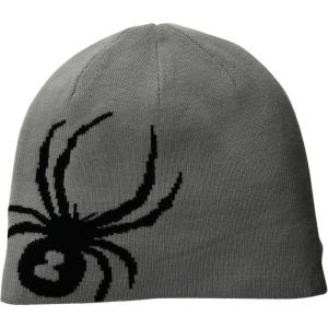 Spyder Men’s Innsbruck Reversible Ski Winter Beanie(Black/Alloy)