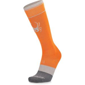 Spyder Mens Pro Liner Ski Socks(Orange Shock)