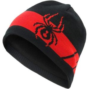 Spyder Mens Shelby Lined Beanie(Black/Volcano)