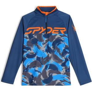 Spyder boys Camo Half Zip(True Navy)