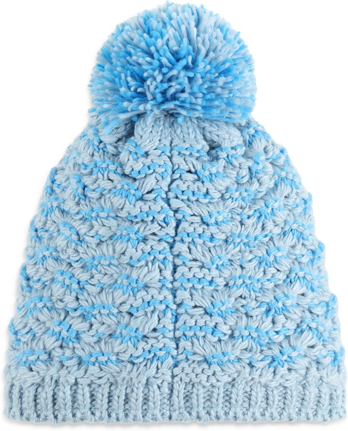 imageSpyder Womens Brrr Berry Lined Knit Pom Ski BeanieBlue Drift