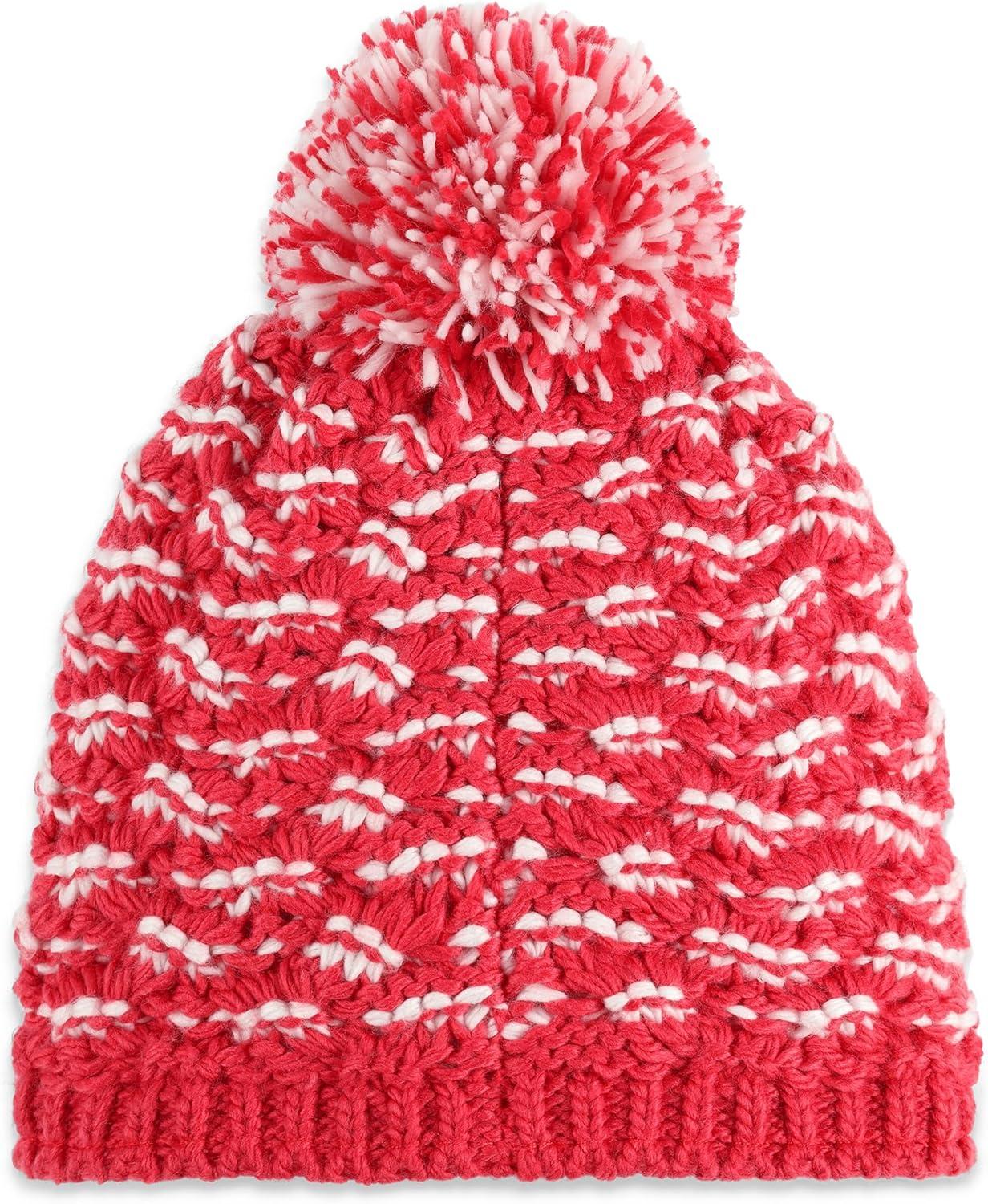 imageSpyder Womens Brrr Berry Lined Knit Pom Ski BeaniePrism Pink