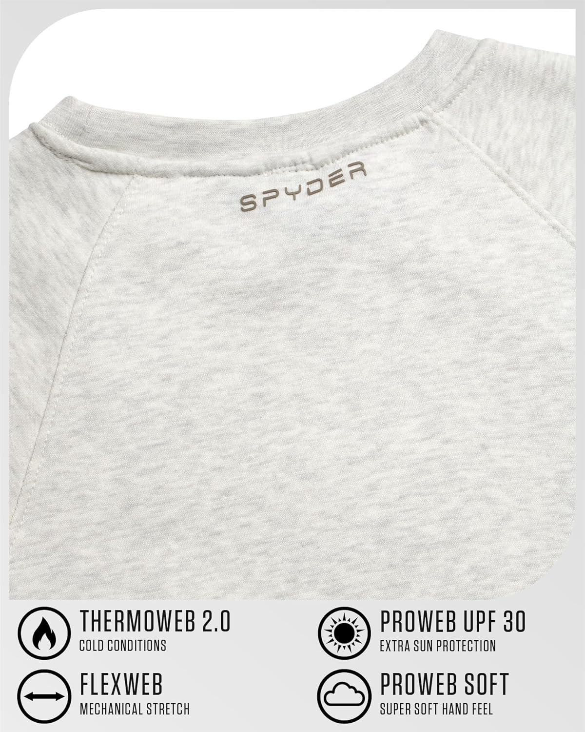 imageSpyder Womens Sweaters Cozy Super Soft Fleece Pullover Sweater for Women Lightweight Long Sleeve Tops with Raglan SleevesPearl