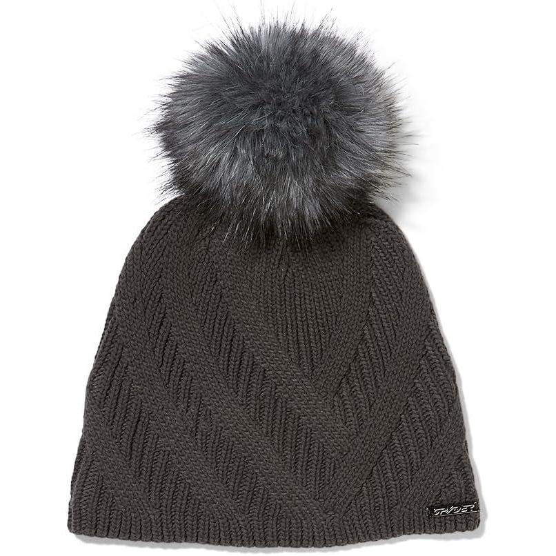 imageSpyder Womens Royal Pom Lined Ski BeanieWintermoss