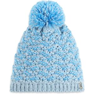Spyder Women’s Brrr Berry Lined Knit Pom Ski Beanie(Blue Drift)