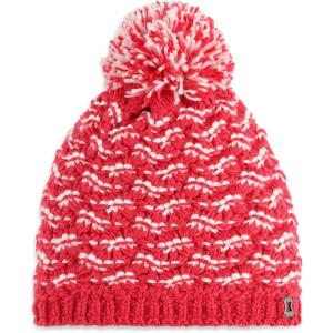 Spyder Women’s Brrr Berry Lined Knit Pom Ski Beanie(Prism Pink)