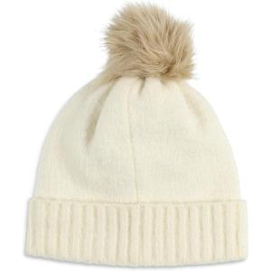 Spyder Women’s Plait Pom Lined Ski Beanie(Vanilla Latte)