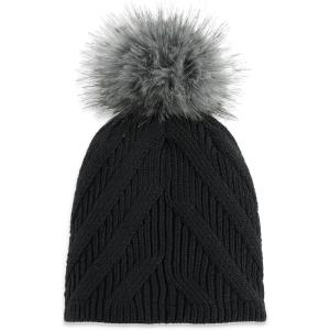 Spyder Women’s Royal Pom Lined Ski Beanie(Black)