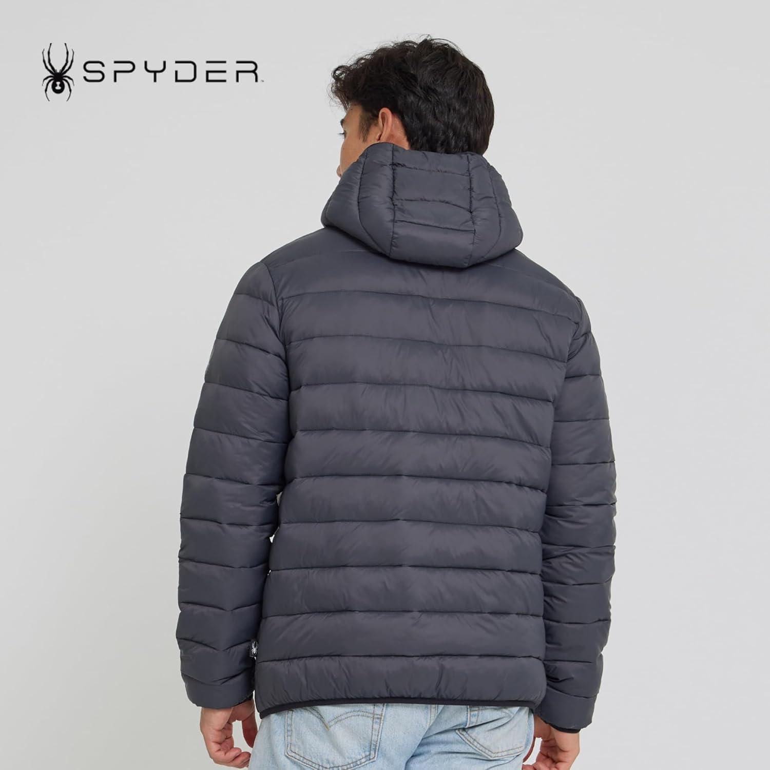 imageSpyder Packable Puffer Jacket Men with Hood Lightweight Winter Jackets for MenPolar