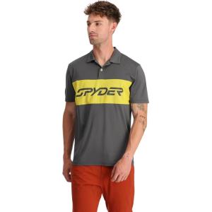 Spyder Men’s Olson Short Sleeve Golf Polo Shirt(Polar)