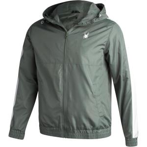 Spyder Mens Windbreaker Jacket – Lightweight Breathable Wind Water Resistant Zip Up Jacket with Hood for Running Golf Hiking(Spruce Green)
